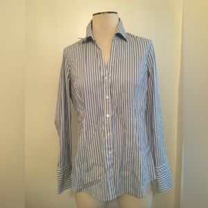 Express really nice stretch button down shirt size L